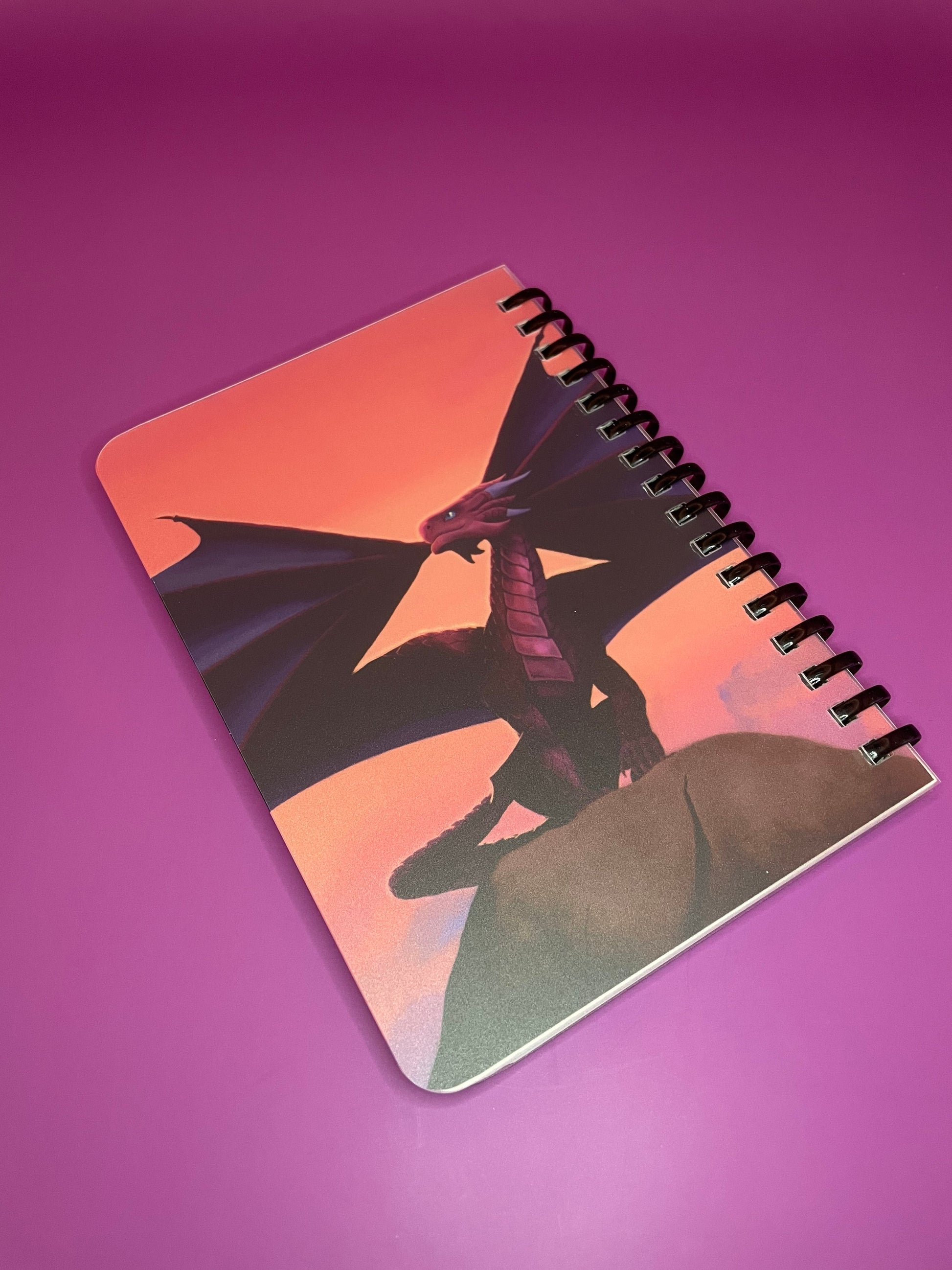 Dragons Dawn Soft Ring Notebook Shadowolf Art