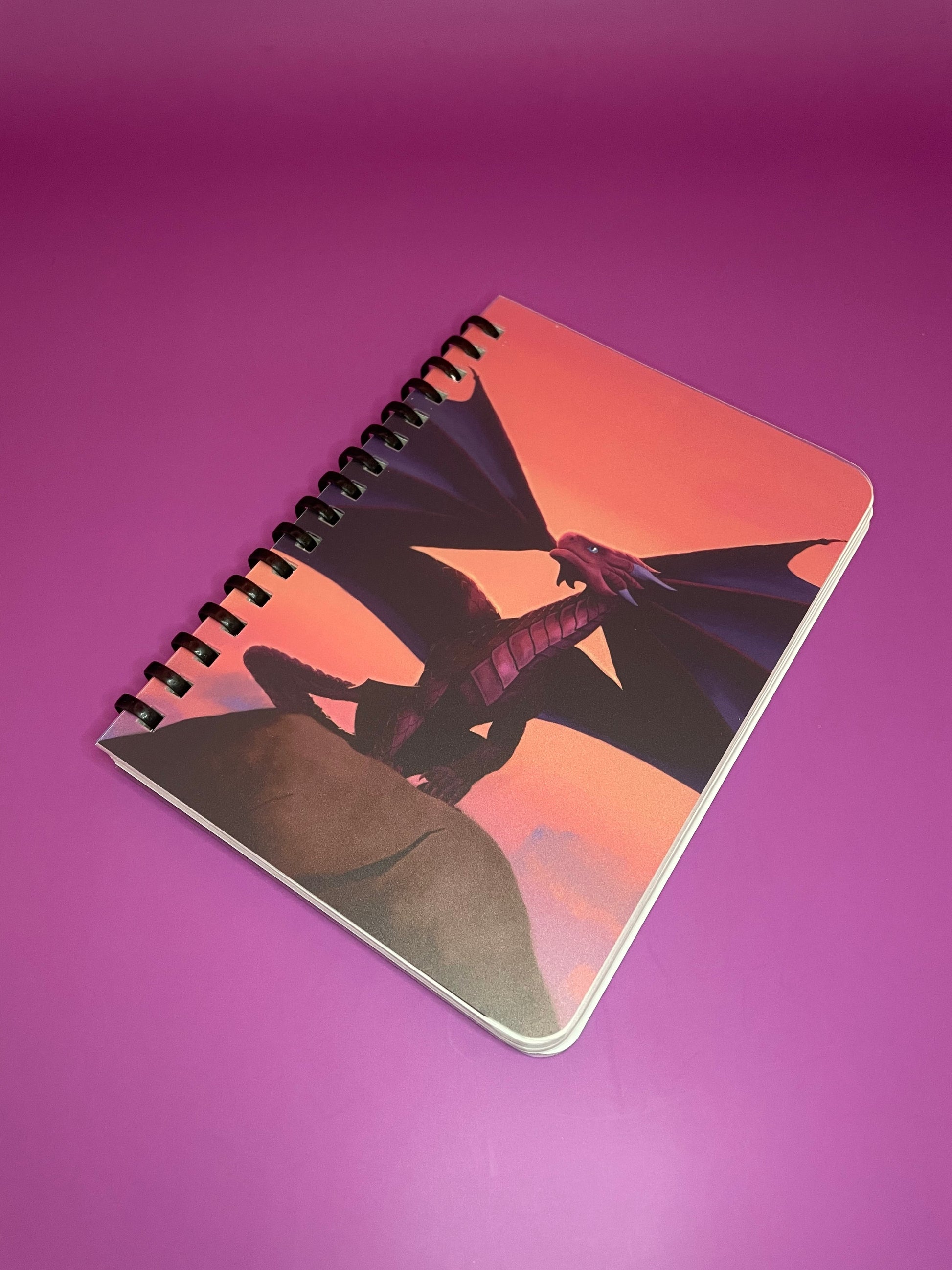 Dragons Dawn Soft Ring Notebook Shadowolf Art