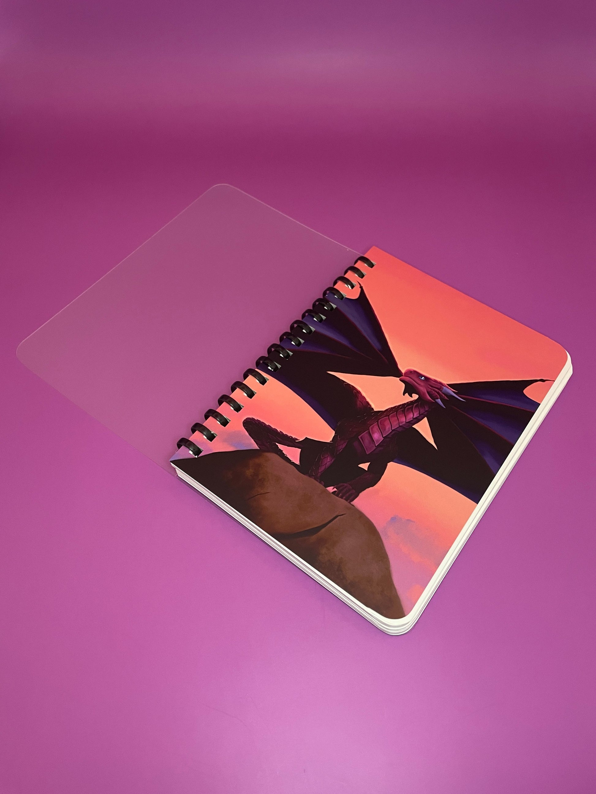 Dragons Dawn Soft Ring Notebook Shadowolf Art