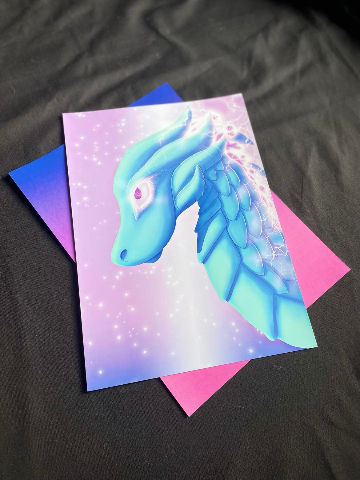 Crystal Dragon Art Print Shadowolf Art