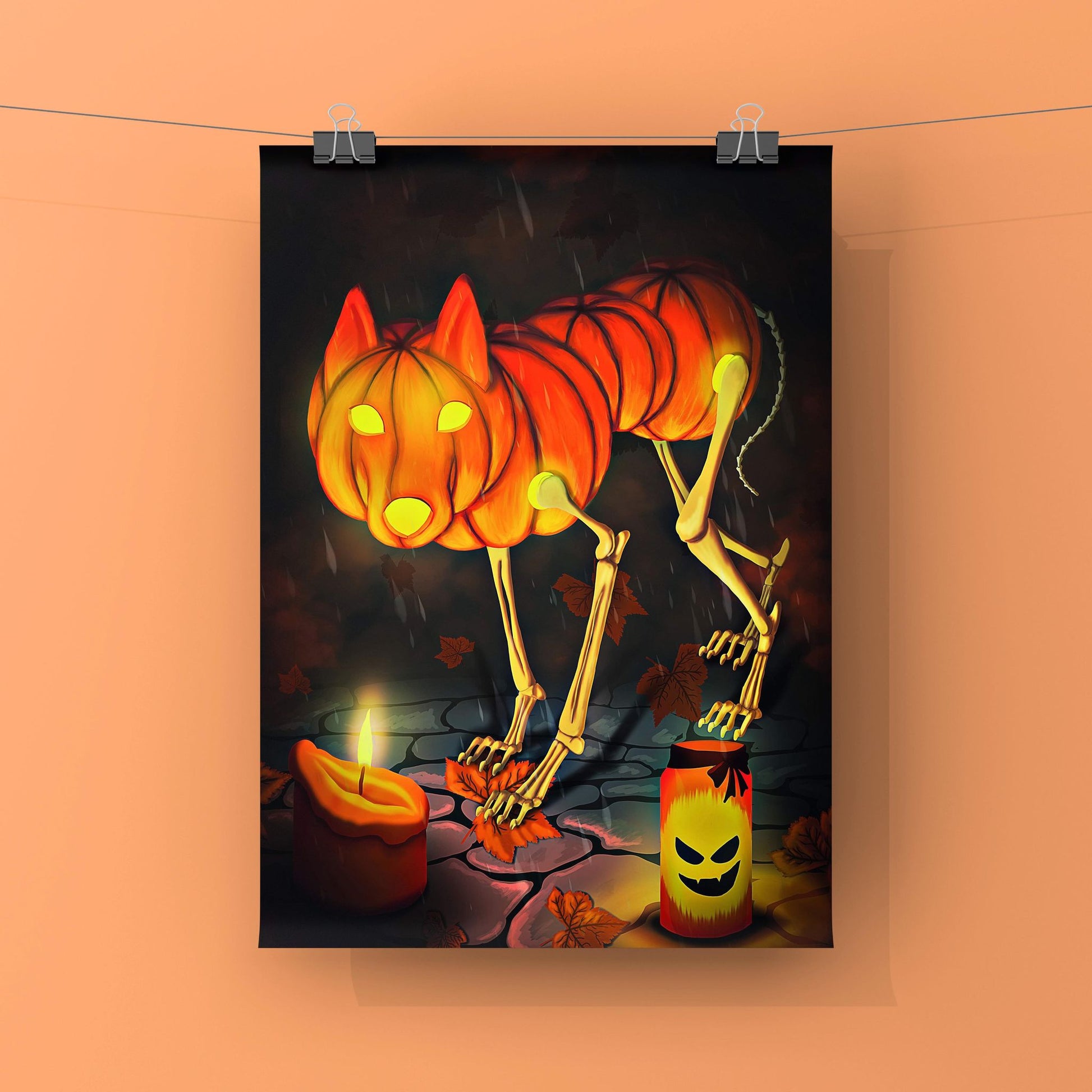 The Huskapump Art Print Shadowolf Art