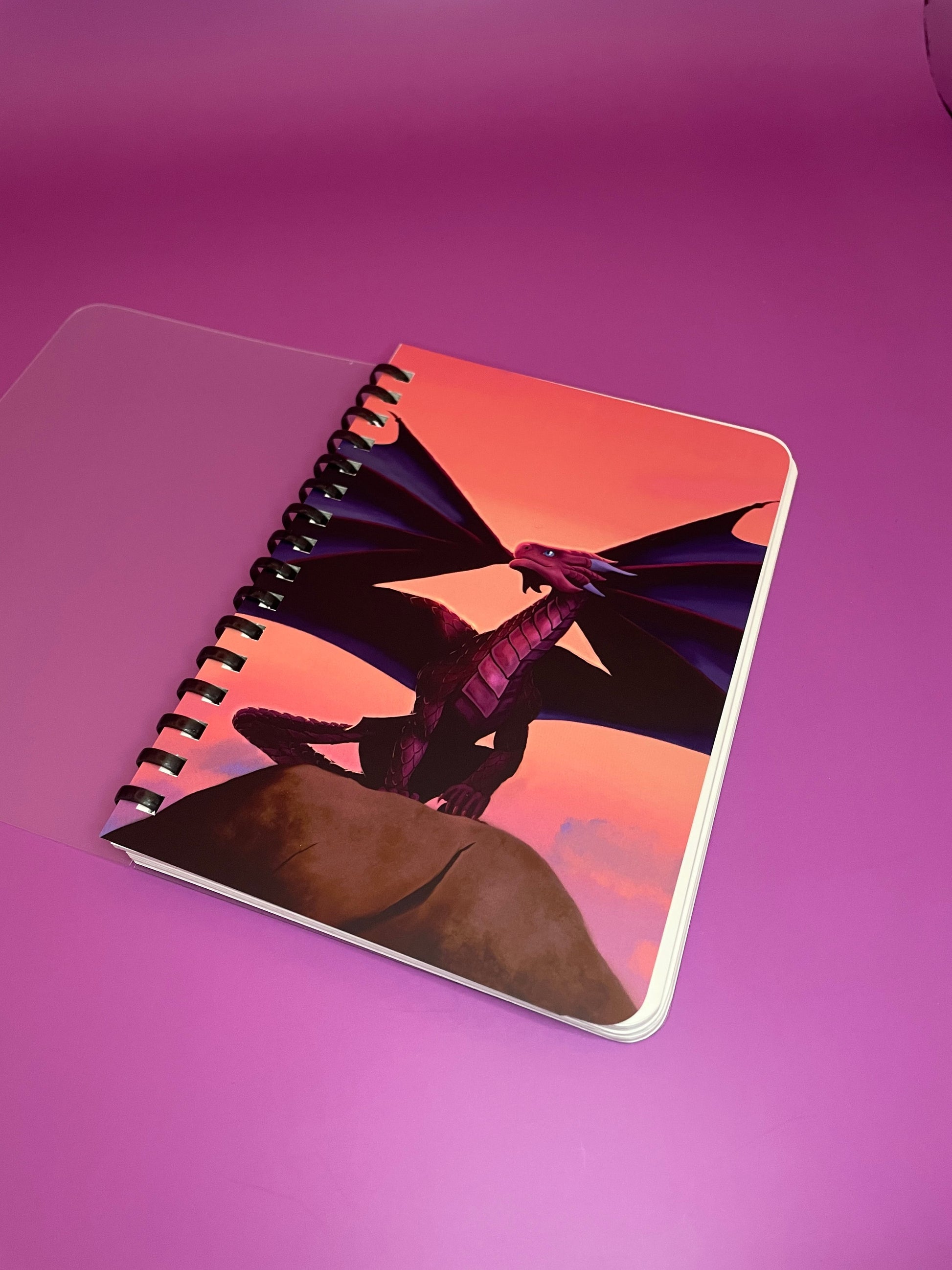 Dragons Dawn Soft Ring Notebook Shadowolf Art