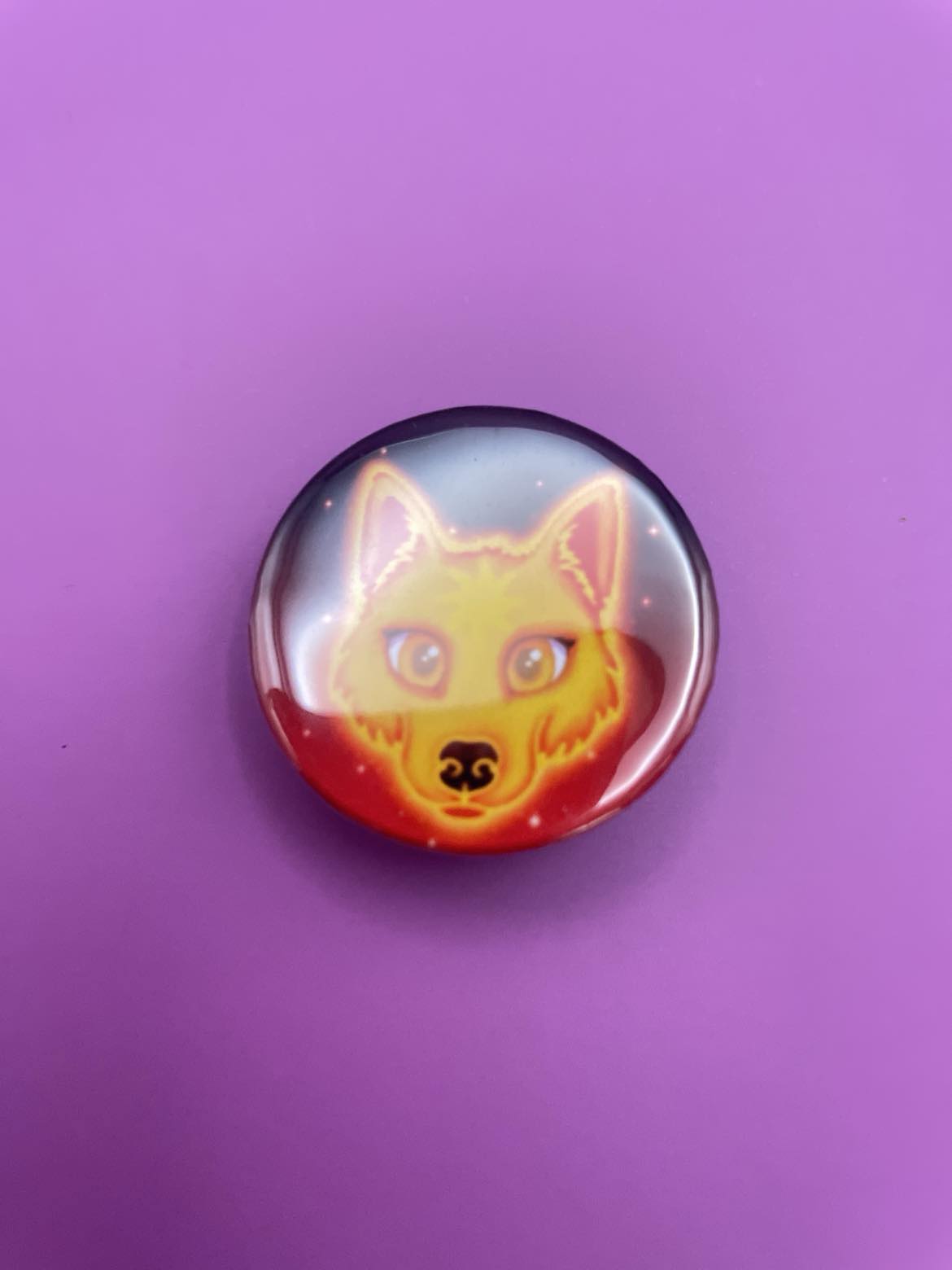 Cute Wolf Faces Badge Pack Shadowolf Art