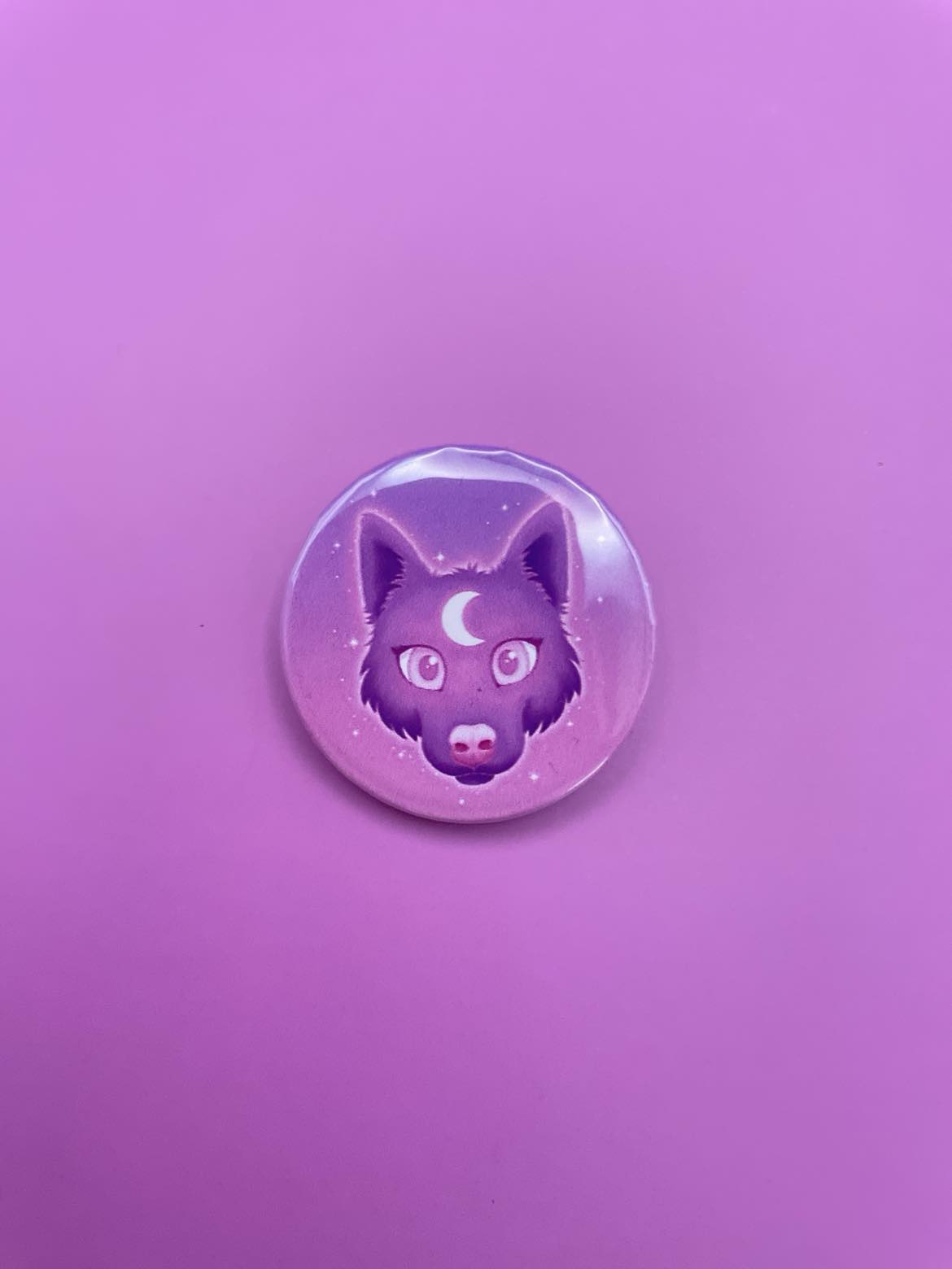 Cute Wolf Faces Badge Pack Shadowolf Art