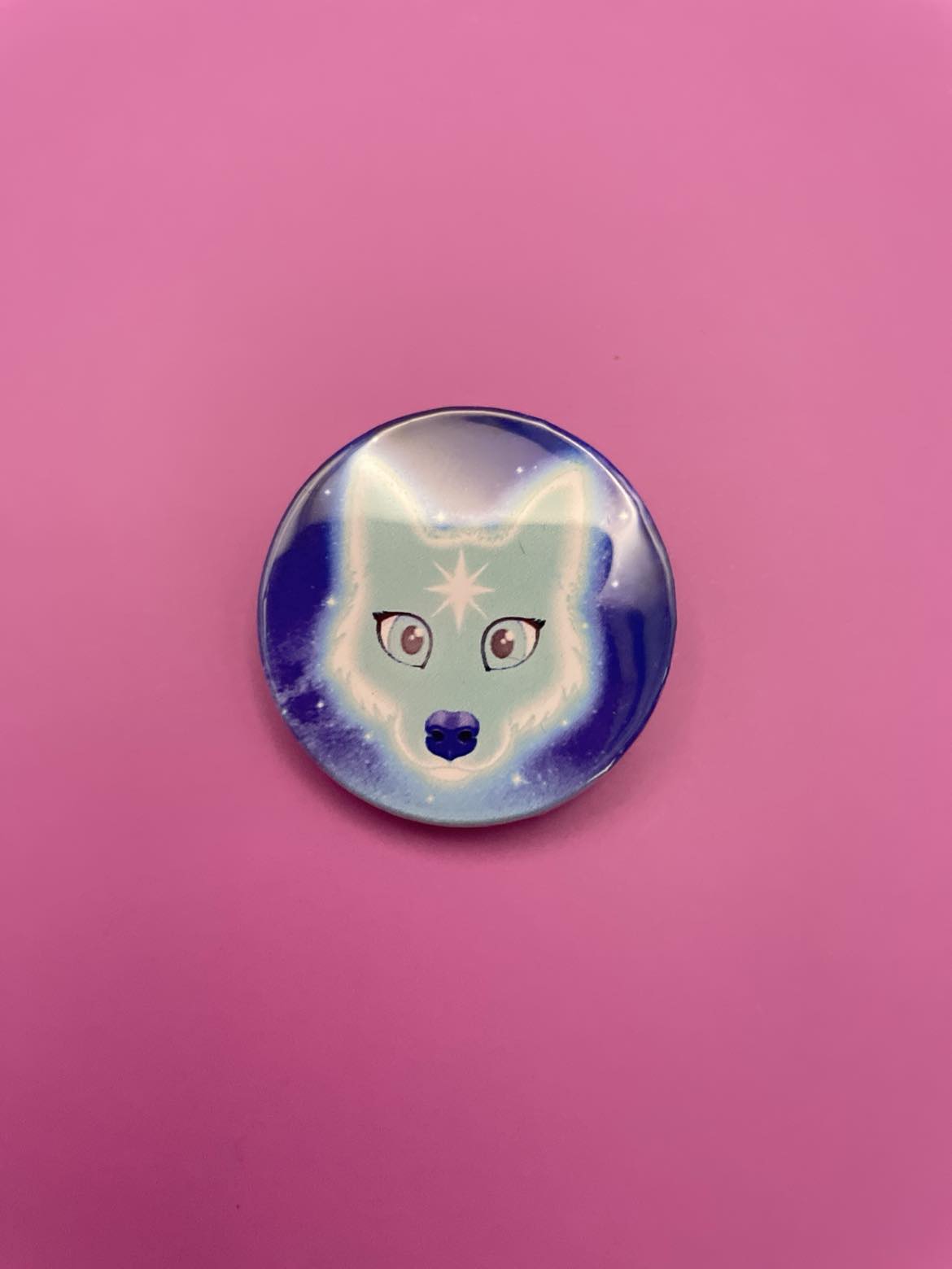 Cute Wolf Faces Badge Pack Shadowolf Art