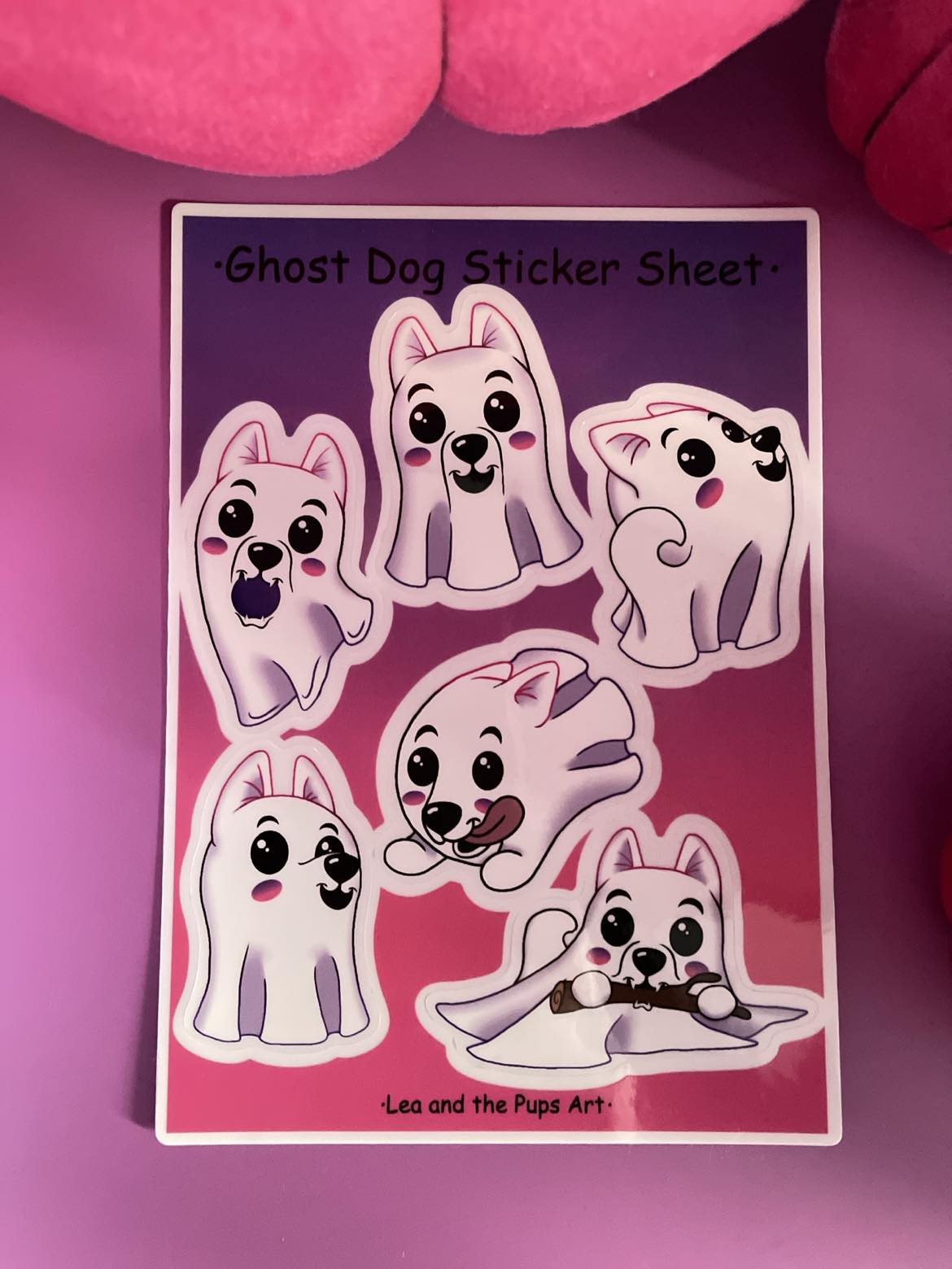 Ghost Pups Sticker Sheet image 1