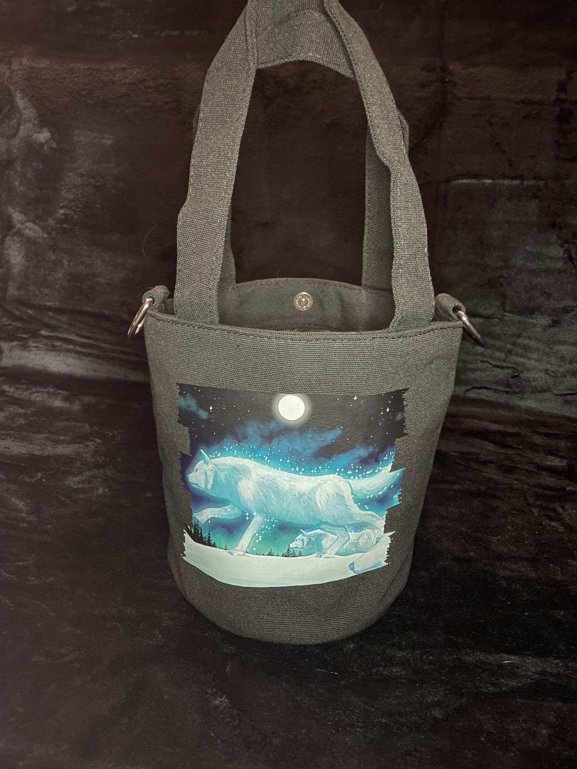 Wolf Runners Canvas Bag Shadowolf Art