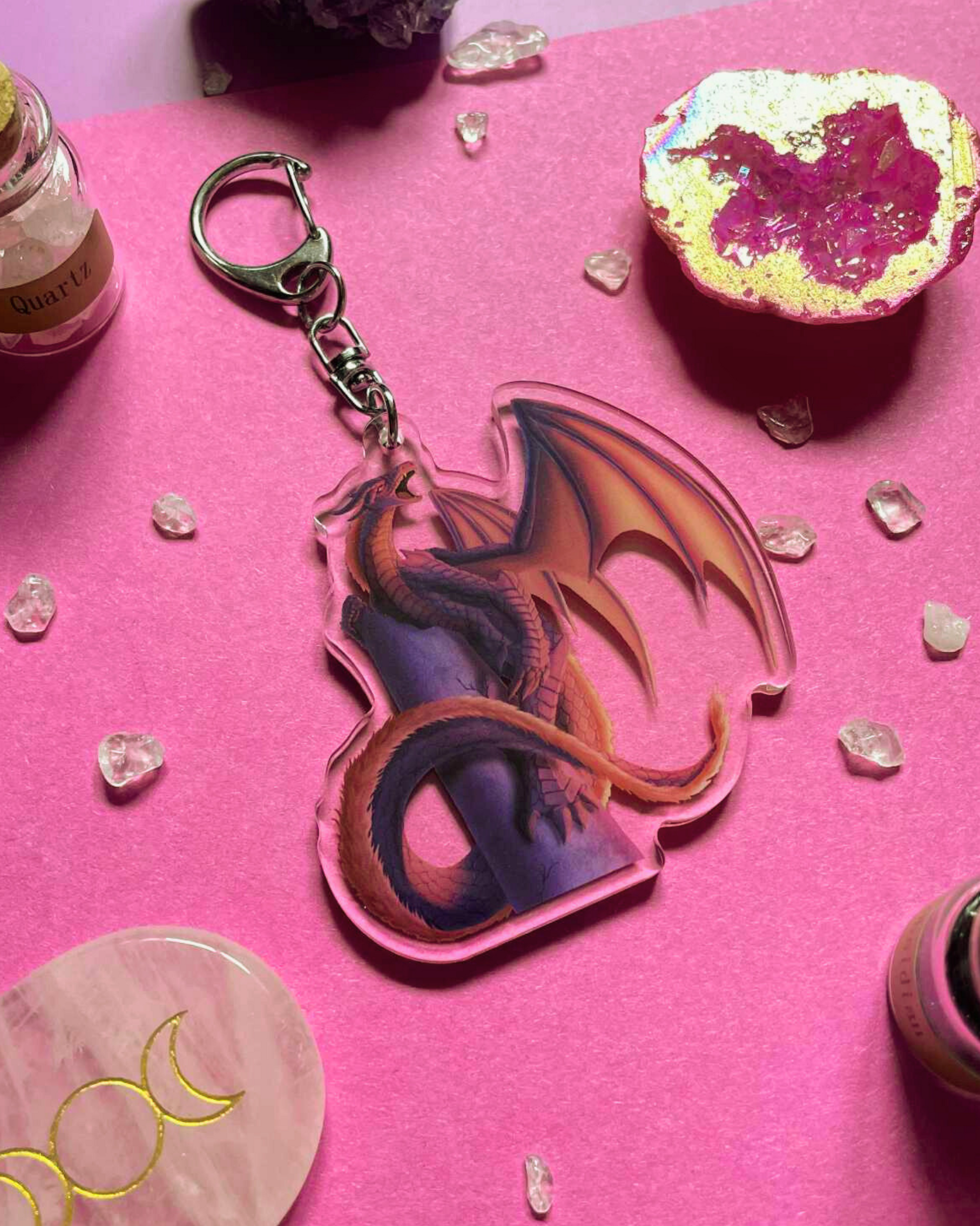 Skybound - Dragon Keychain Shadowolf Art
