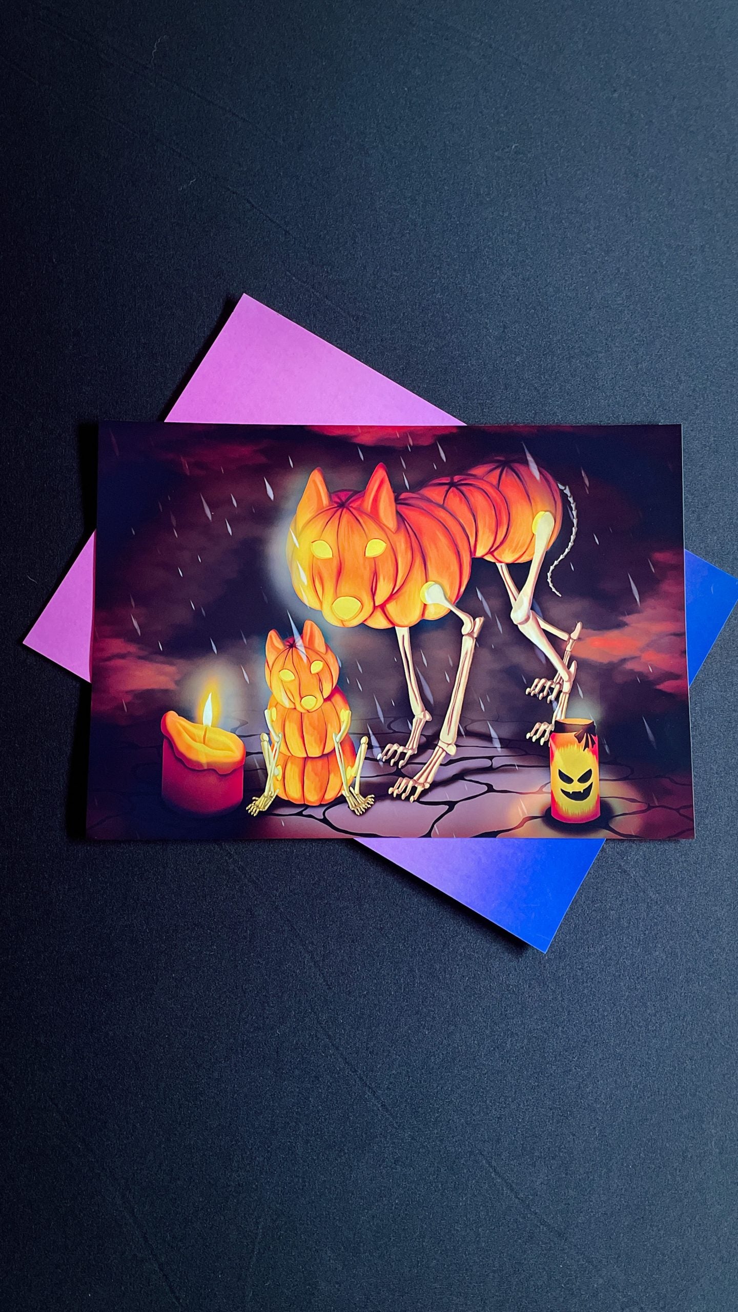 The Husk-A-Pump and Pup-kin Art Print image 3