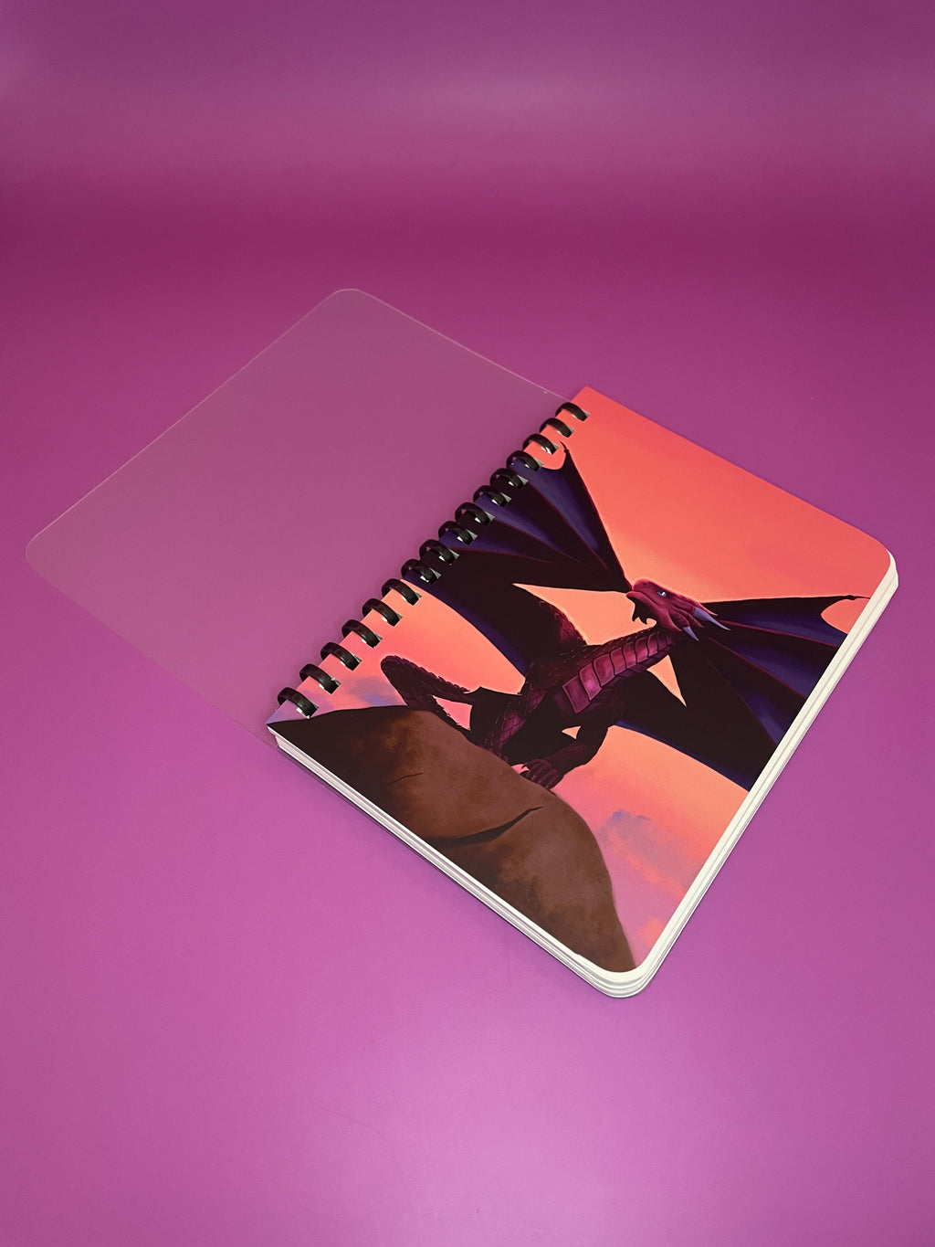Dragons Dawn Soft Ring Notebook Shadowolf Art