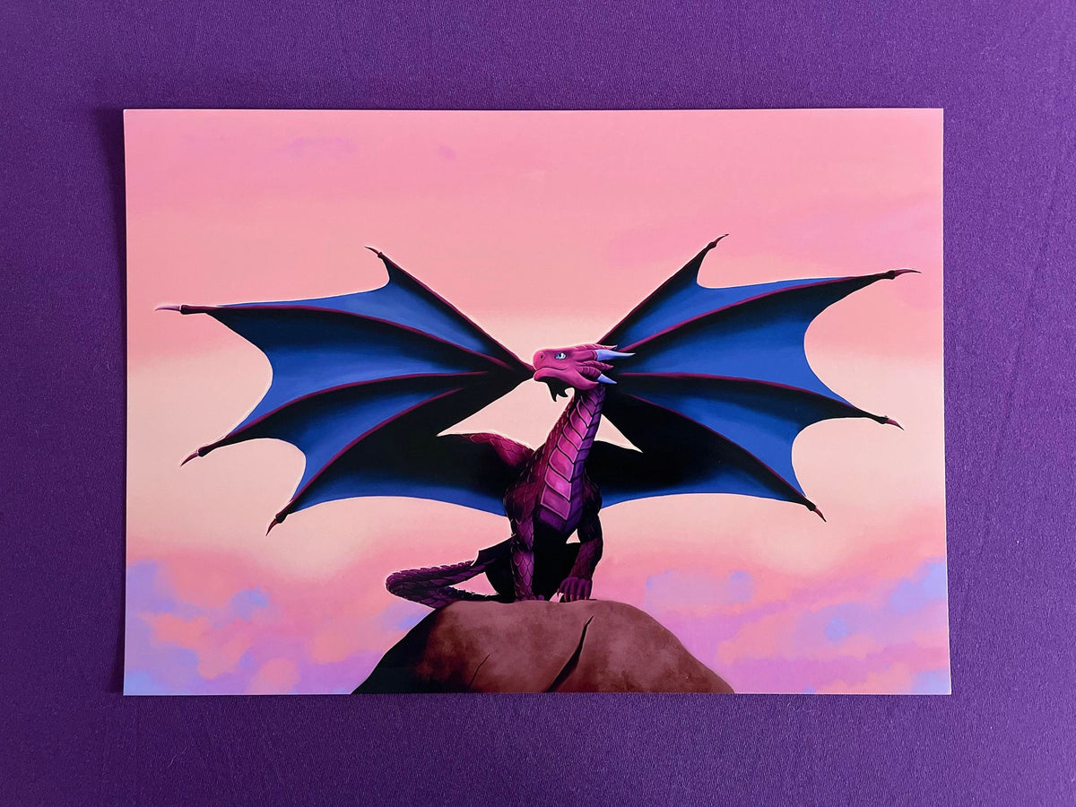 Dragons Dawn Art Print Shadowolf Art