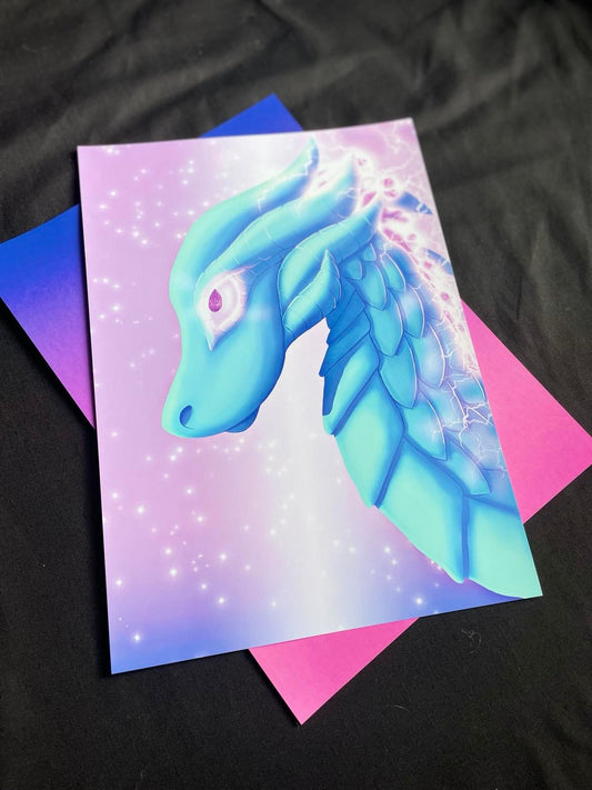 Crystal Dragon Art Print