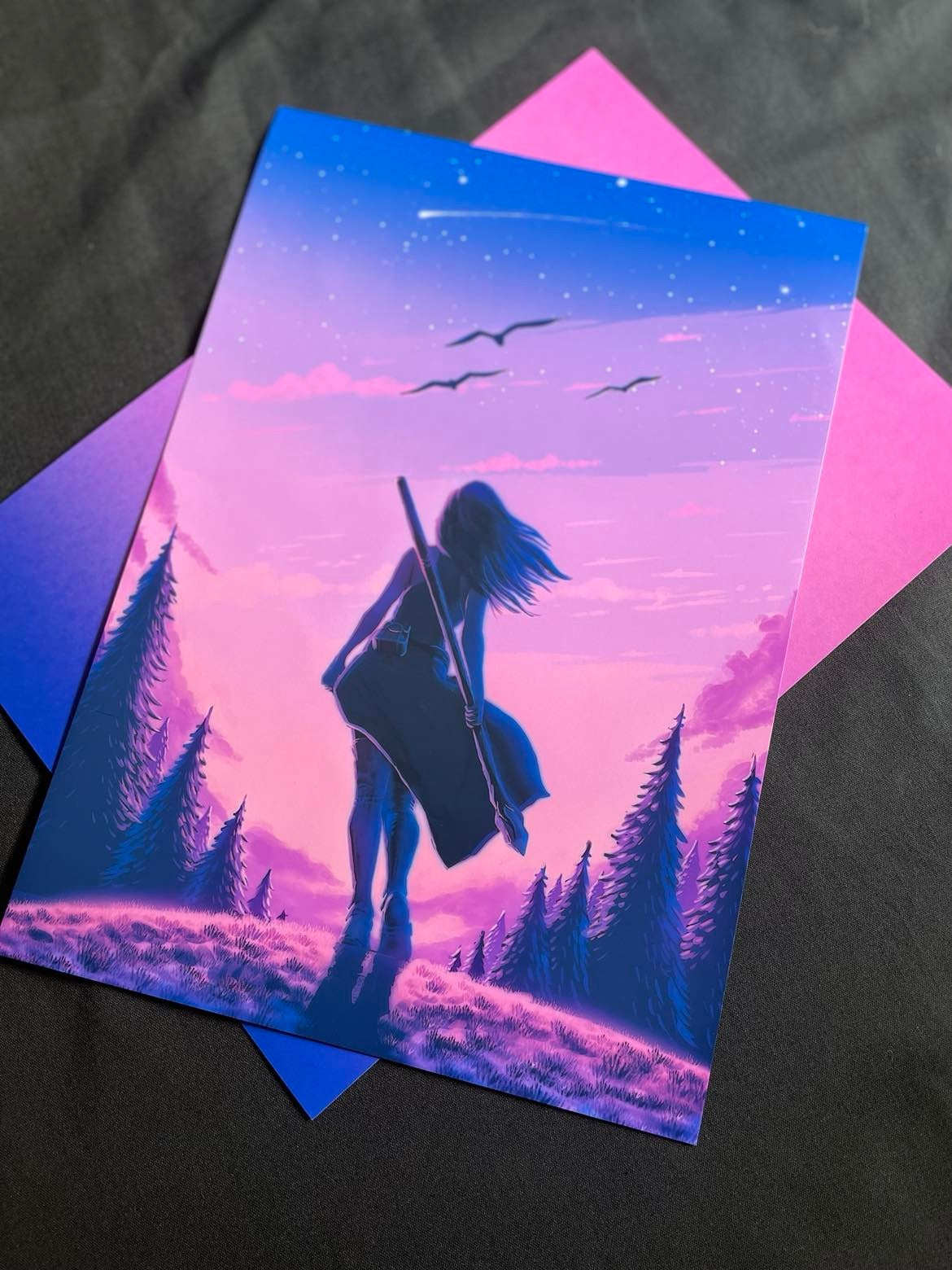 Luna Dreaming Art Print