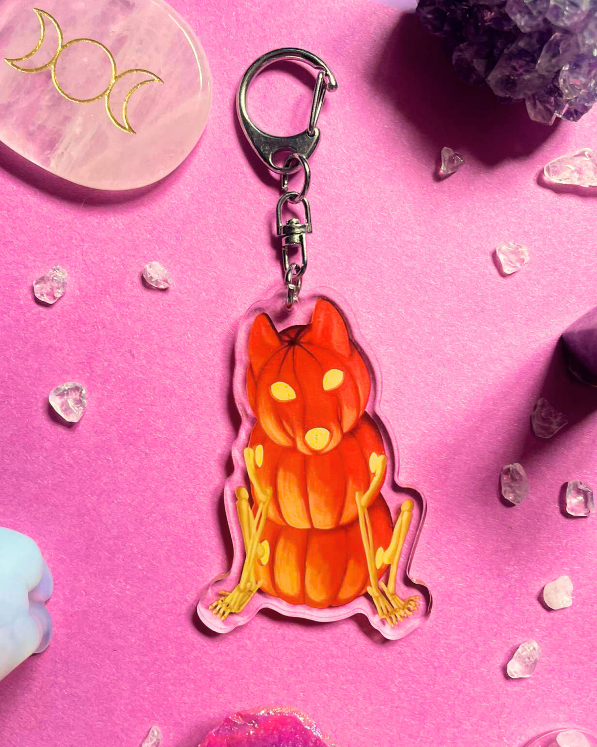 Pupkin - Fantasy Keychain Shadowolf Art