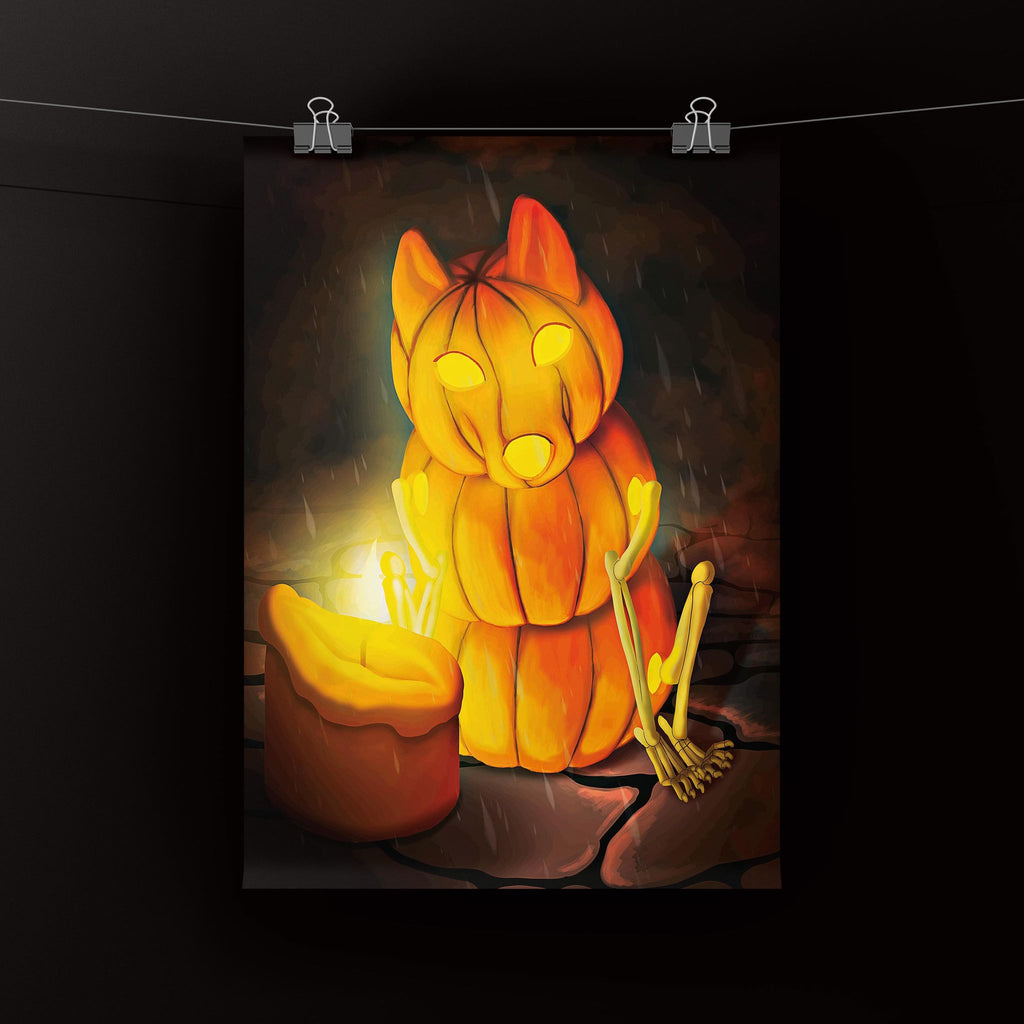 The Pupkin Art Print Shadowolf Art