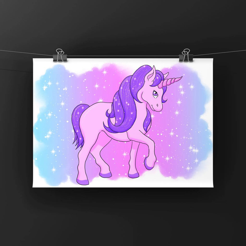 Unicorn Full Body Art Print Shadowolf Art