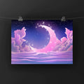 Magic Winter Moon Art Print Shadowolf Art
