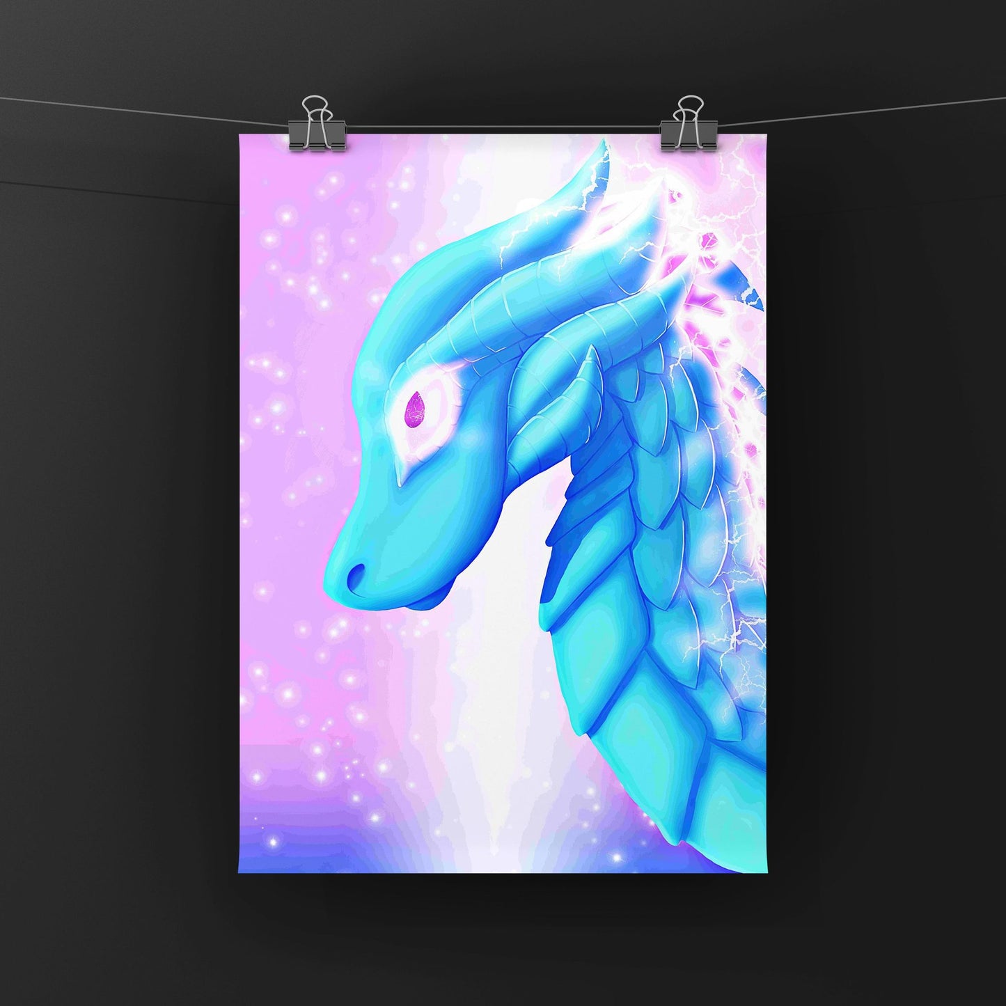 Crystal Dragon Art Print