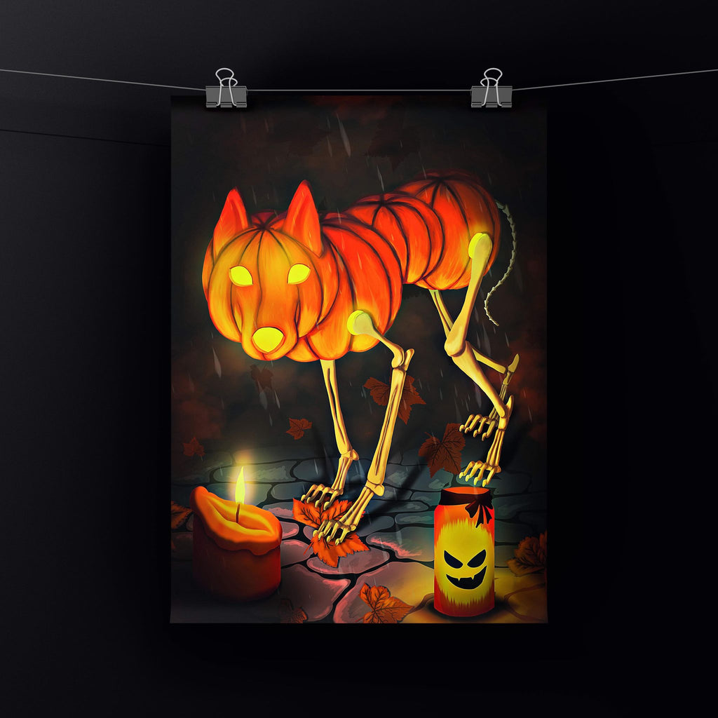 The Huskapump Art Print Shadowolf Art