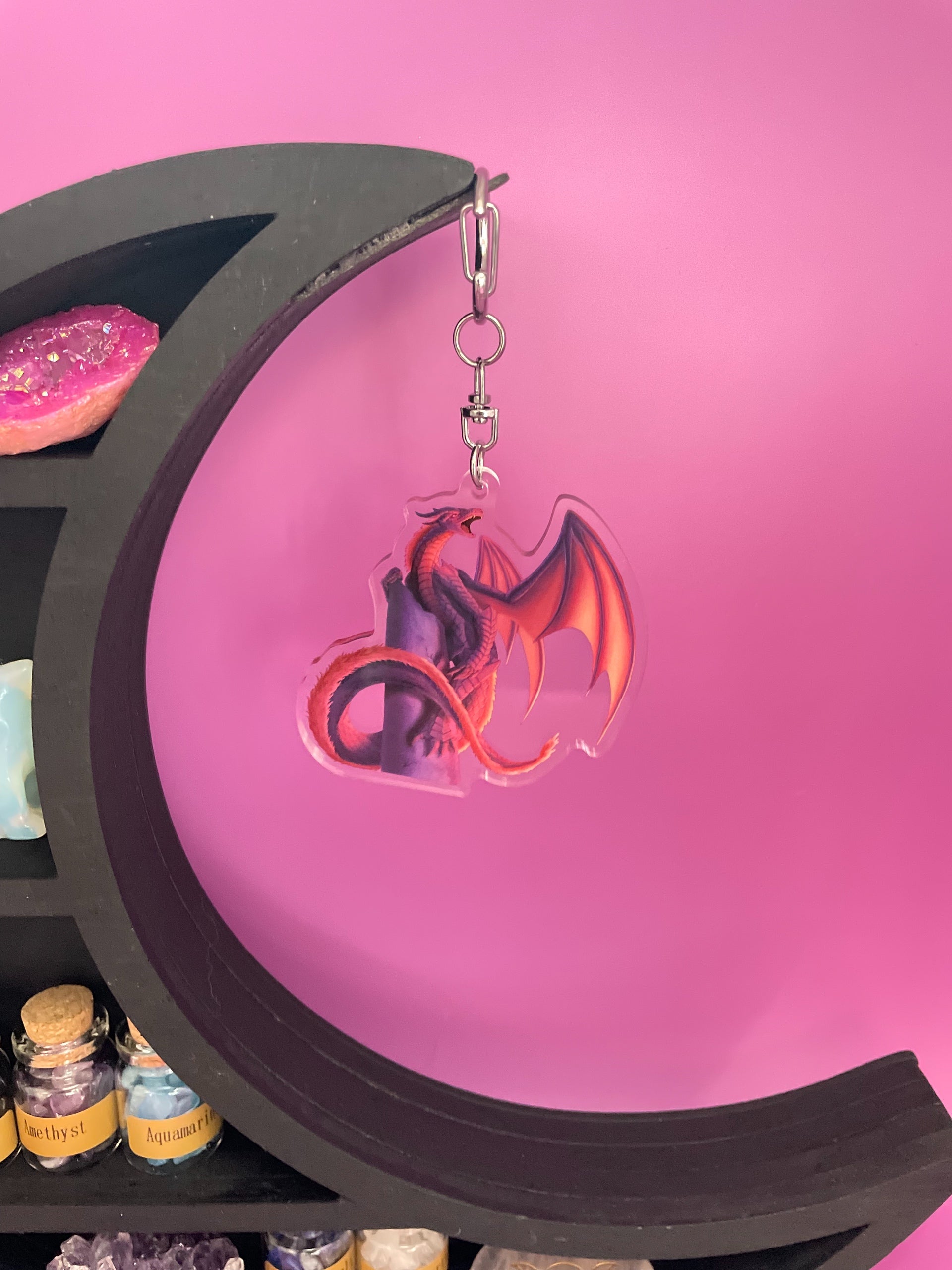 Skybound Keychain Shadowolf Art