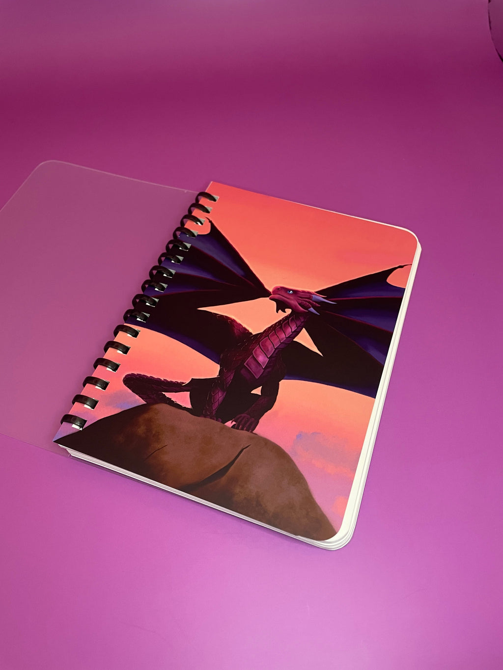 Dragons Dawn Soft Ring Notebook Shadowolf Art