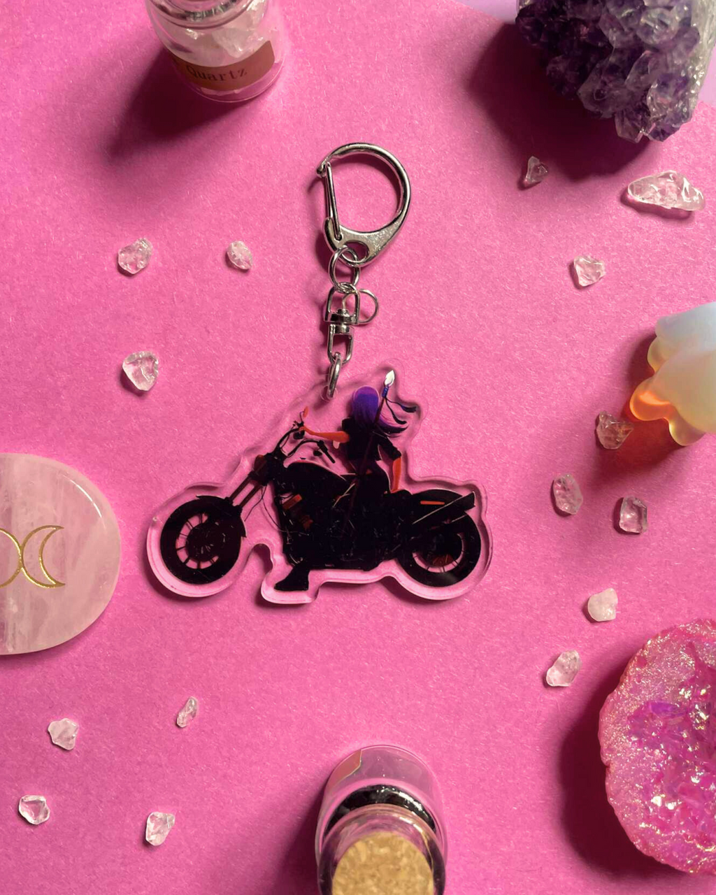 Magic Dusk - Fantasy Keychain Shadowolf Art