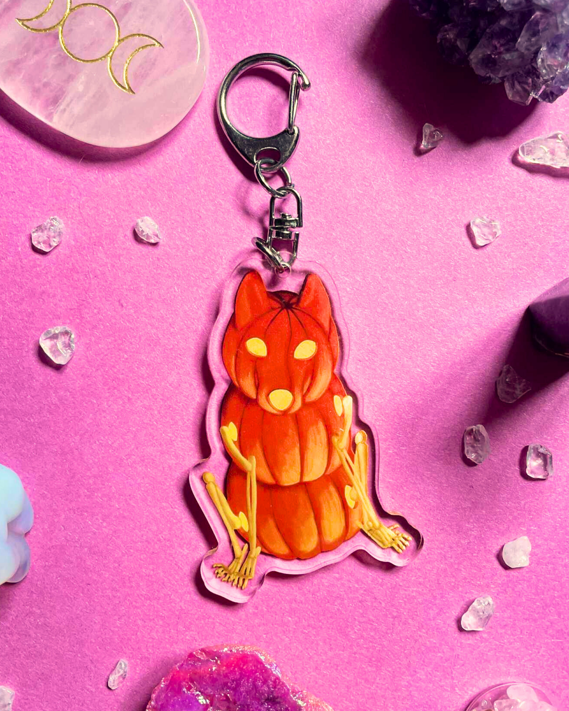 Pupkin - Fantasy Keychain Shadowolf Art
