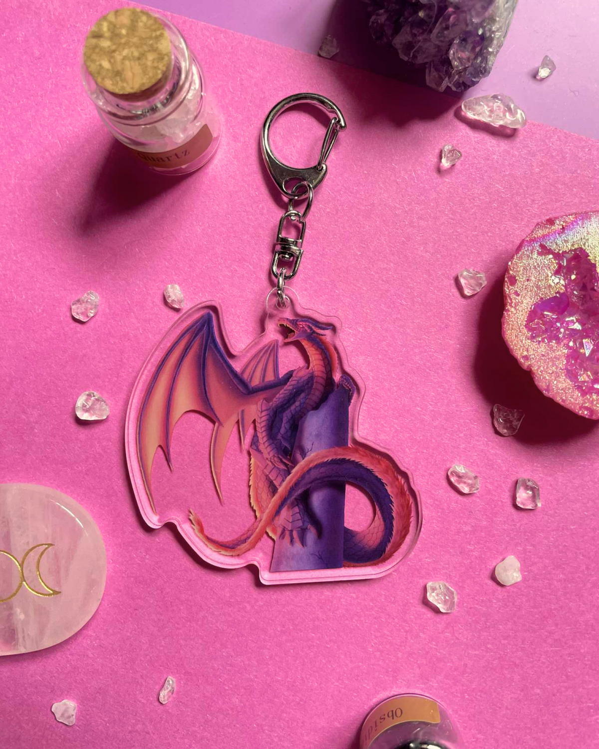 Skybound - Dragon Keychain Shadowolf Art