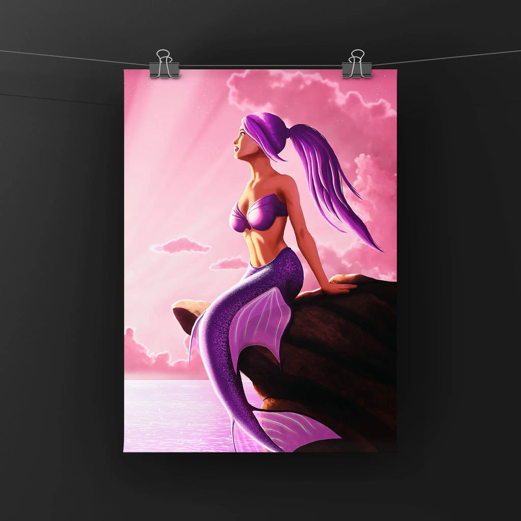 Mermaids Dawn Art Print image 0