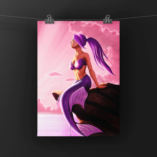 Mermaids Dawn Art Print image 0