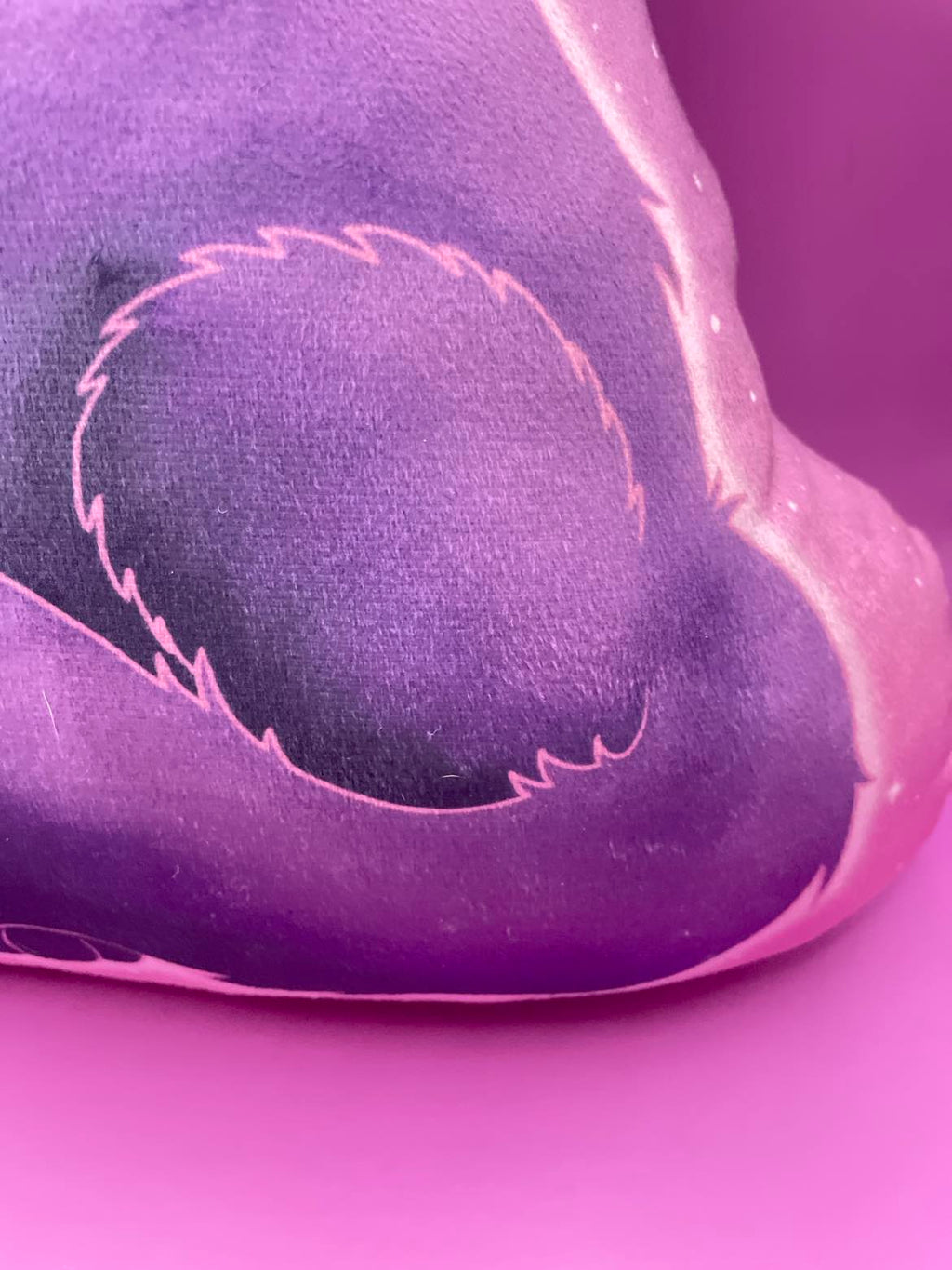 Cute Lunar Wolf Pillow