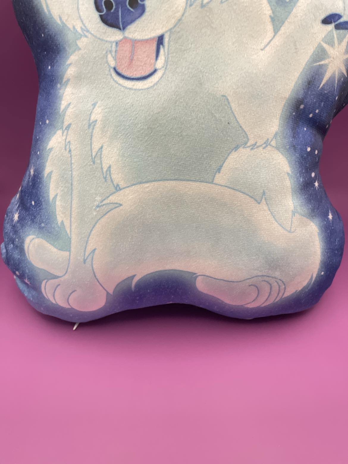 Cute Star Wolf Pillow