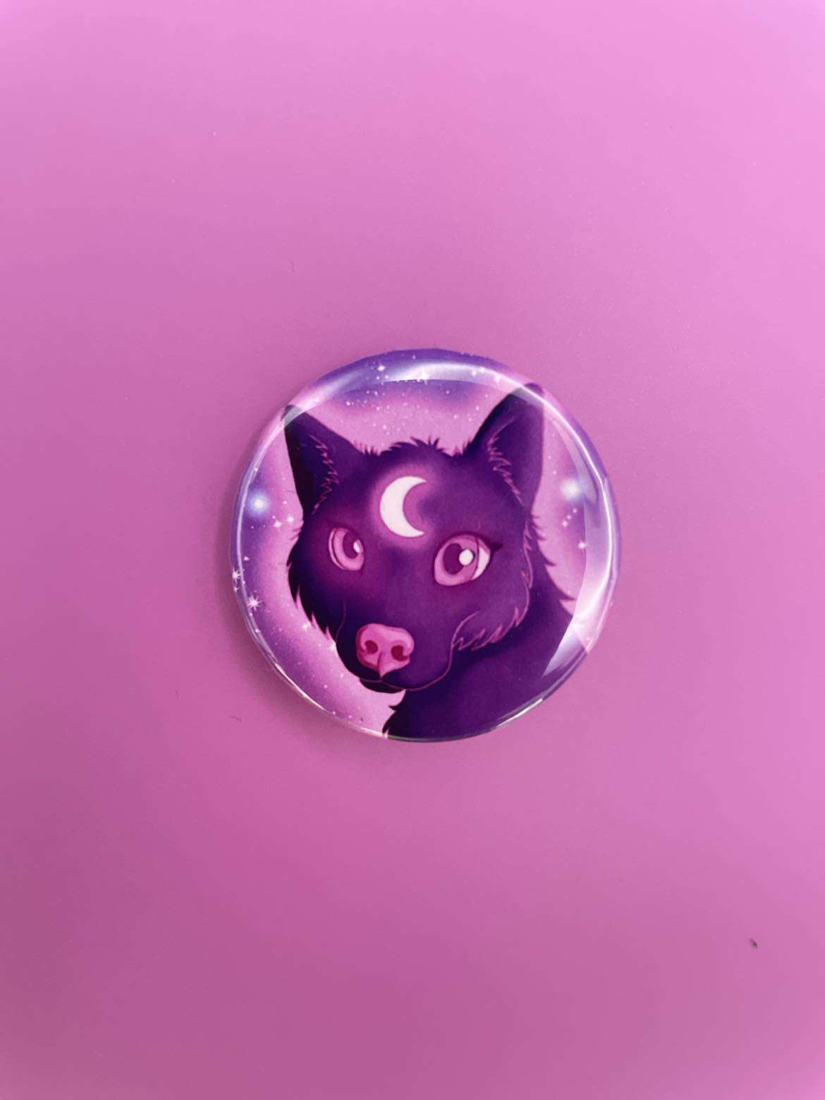 Cute Wolf Badge Pack Shadowolf Art