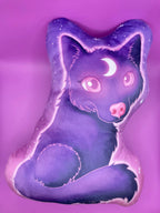 Cute Lunar Wolf Pillow Shadowolf Art