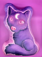 Cute Lunar Wolf Pillow Shadowolf Art