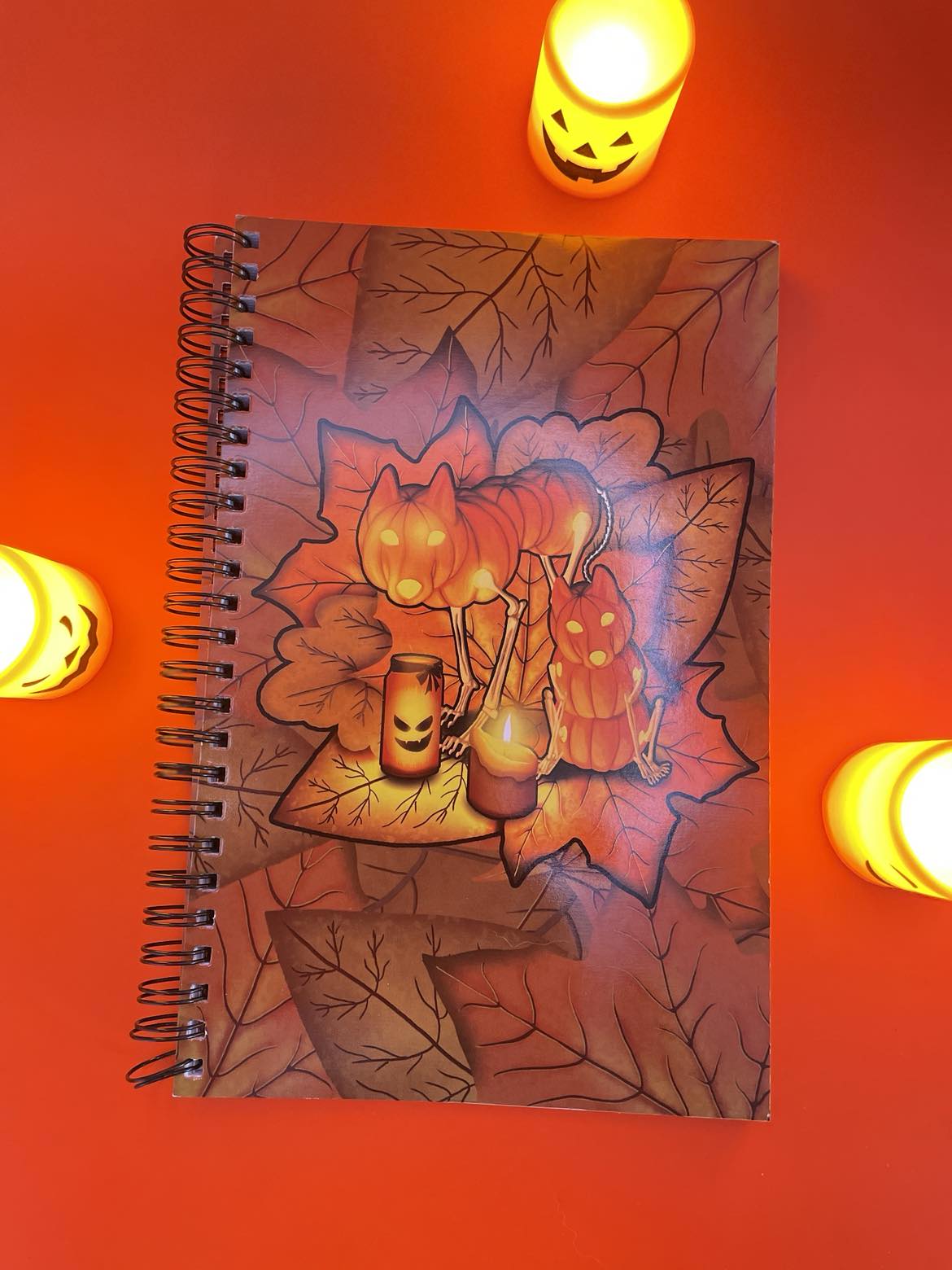 Halloween 2024 Notebook Shadowolf Art