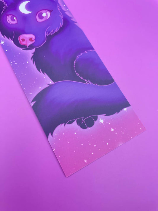 Cute Lunar Wolf Bookmark