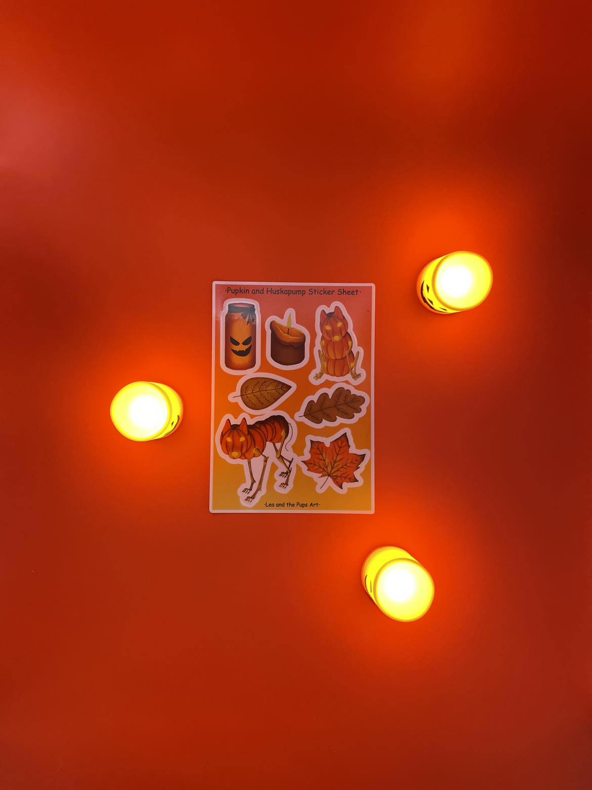 Halloween 2024 Sticker Sheet Shadowolf Art