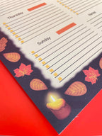 Halloween 2024 Weekly Planner Shadowolf Art