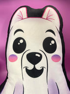 Ghost Pup Pillow Shadowolf Art