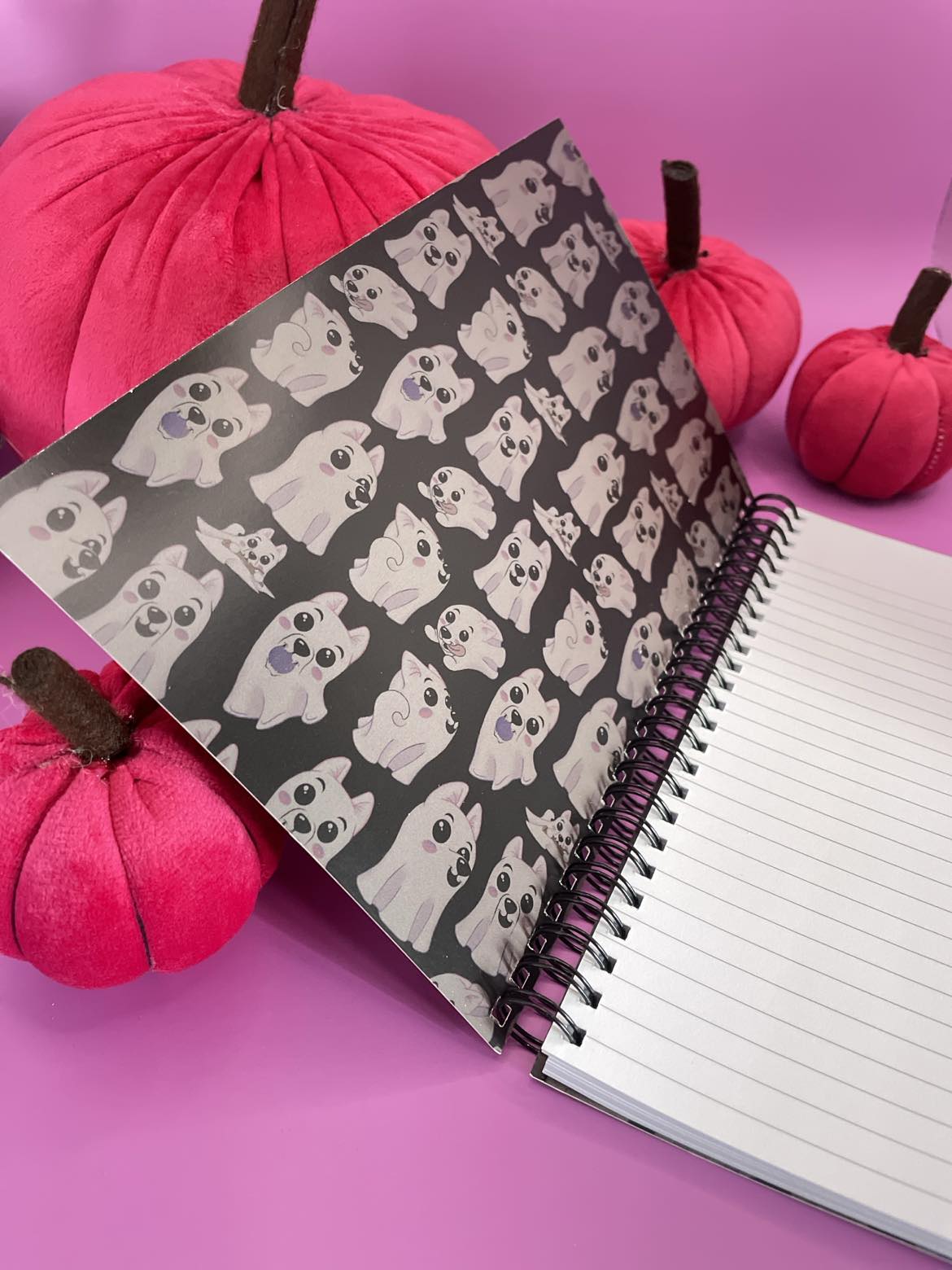 Ghost Pup Notebook Shadowolf Art