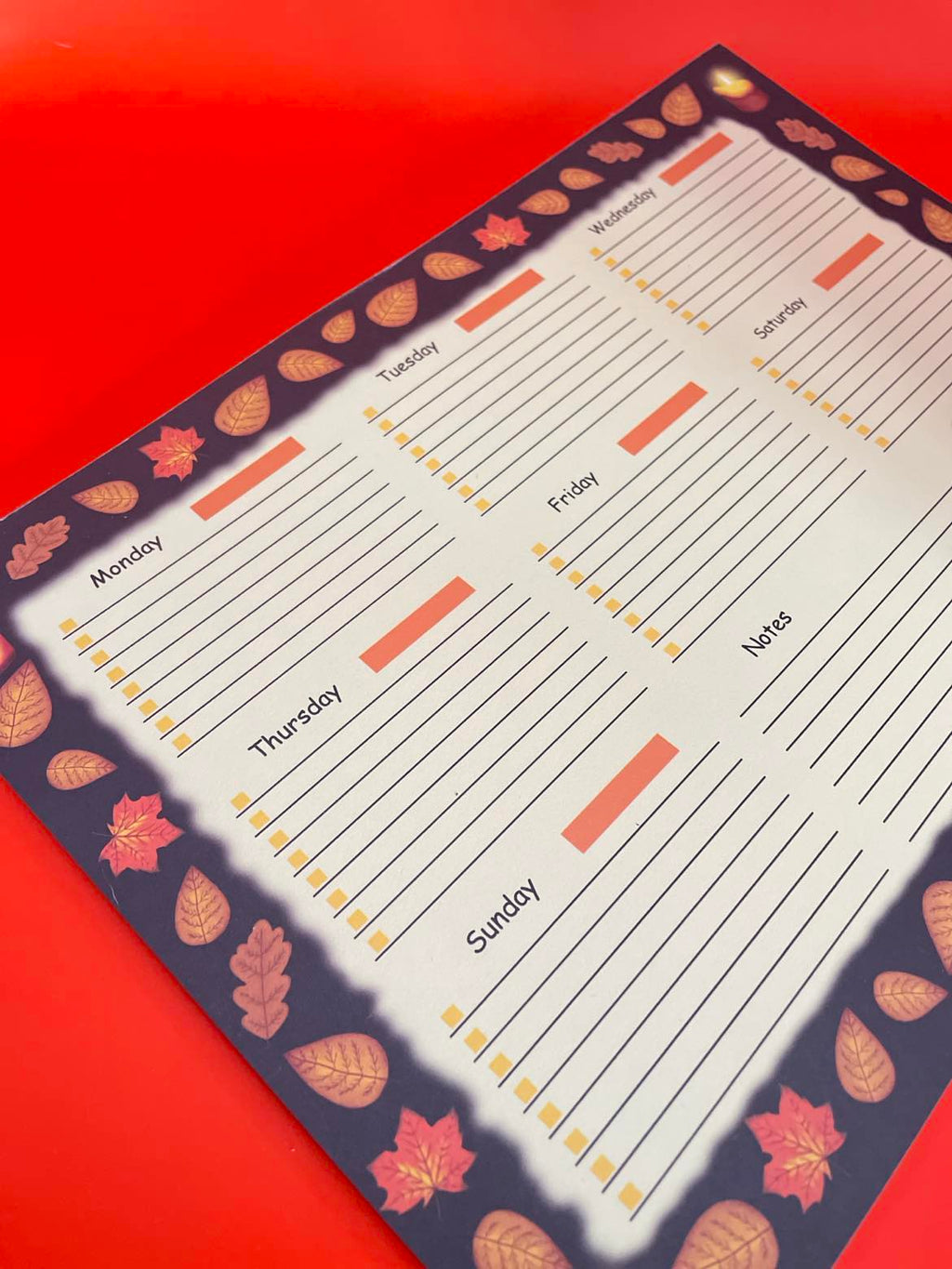 Halloween 2024 Weekly Planner Shadowolf Art