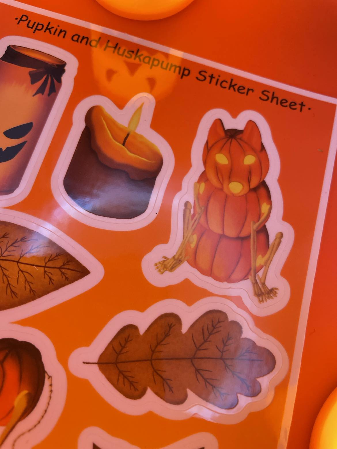 Halloween 2024 Sticker Sheet Shadowolf Art
