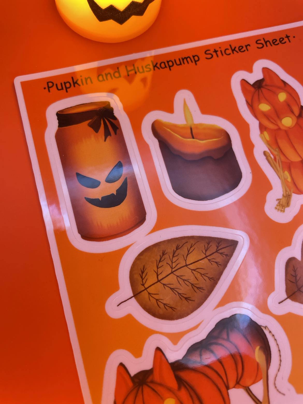 Halloween 2024 Sticker Sheet Shadowolf Art