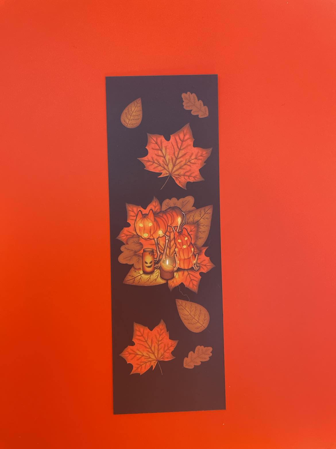 Halloween 2024 Bookmark Shadowolf Art
