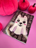 Ghost Pup Notebook Shadowolf Art