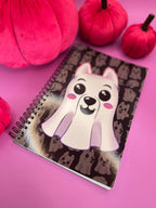 Ghost Pup Notebook Shadowolf Art