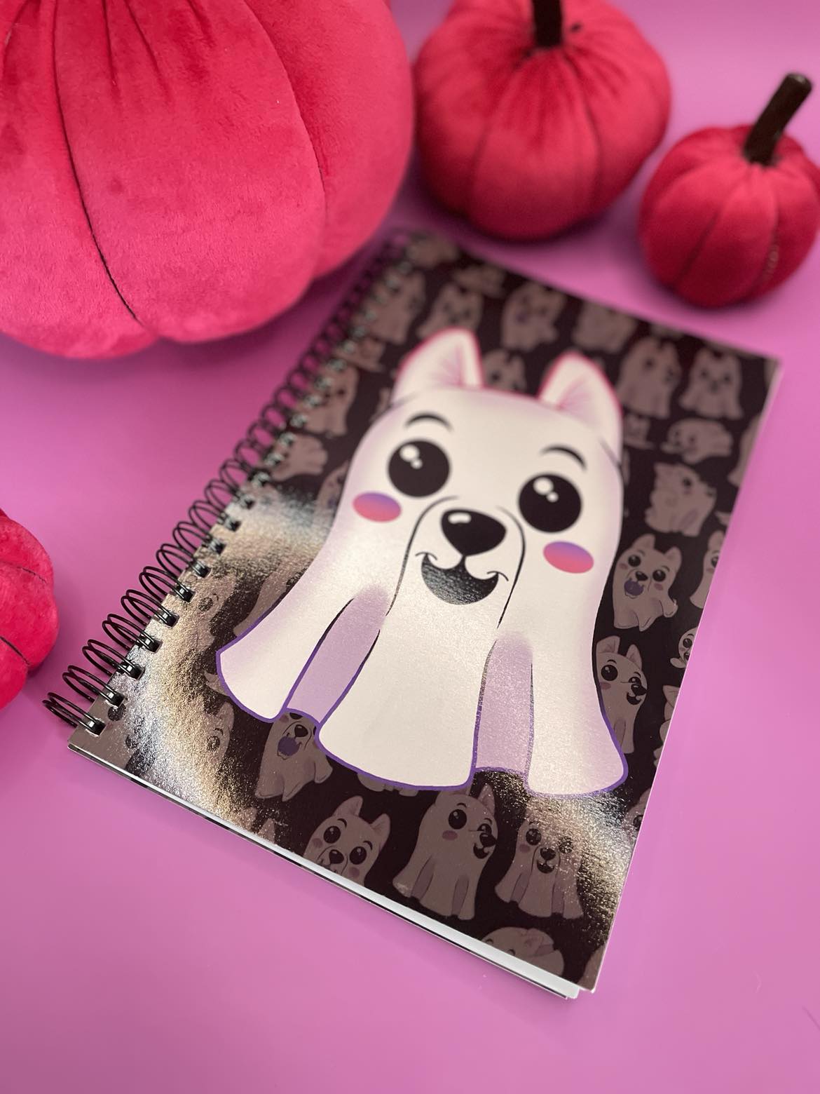 Ghost Pup Notebook Shadowolf Art
