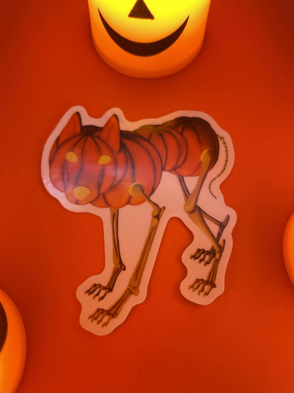 Huskapump Sticker Shadowolf Art