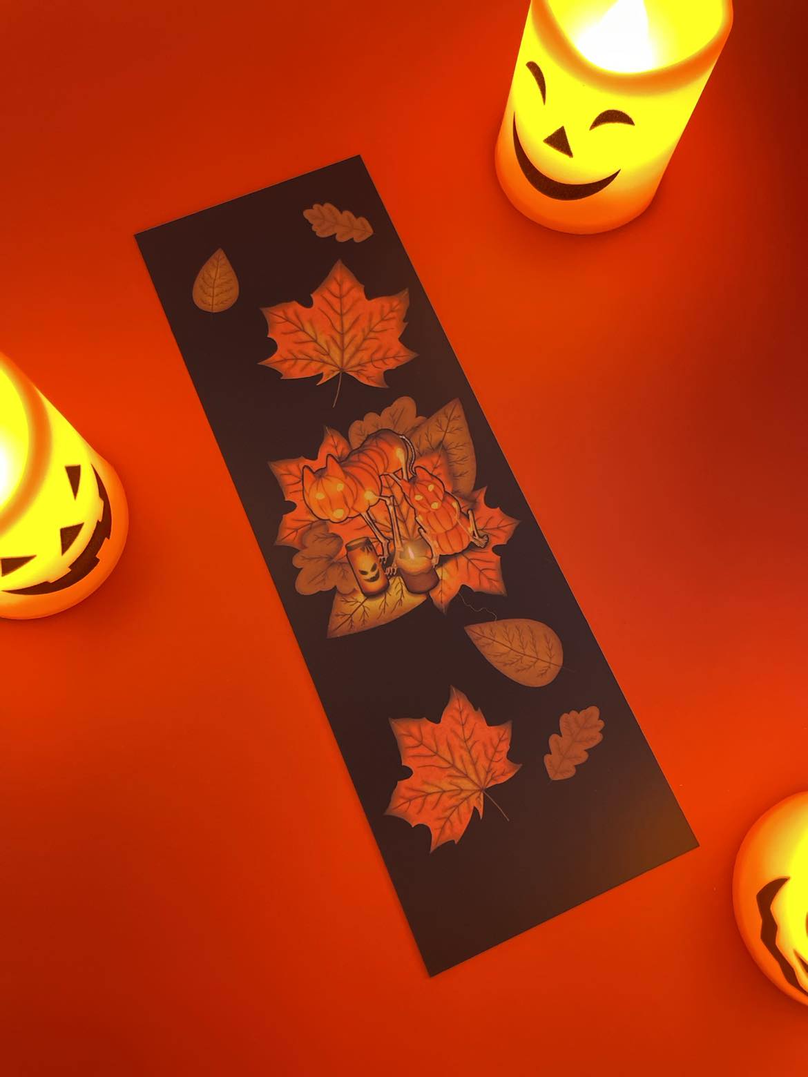 Halloween 2024 Bookmark Shadowolf Art